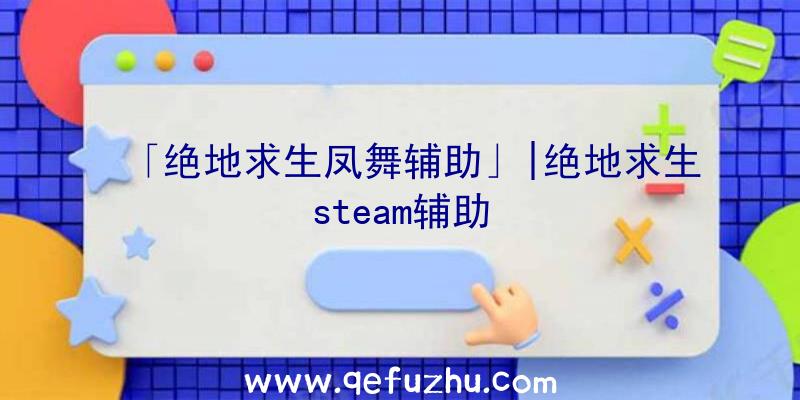 「绝地求生凤舞辅助」|绝地求生steam辅助